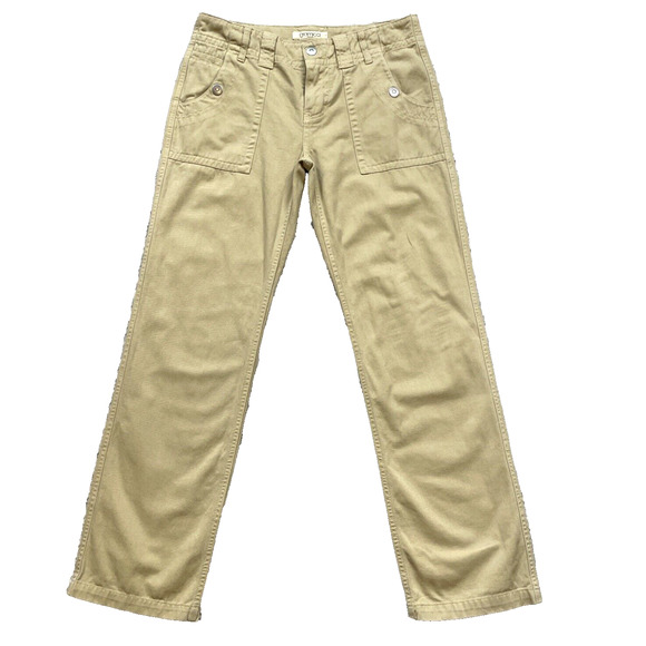 Gramicci Women's Khaki Wide‎ Leg Pants Size 4 31" Length - Picture 1 of 13